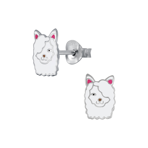 Wholesale Silver Llama Stud Earrings