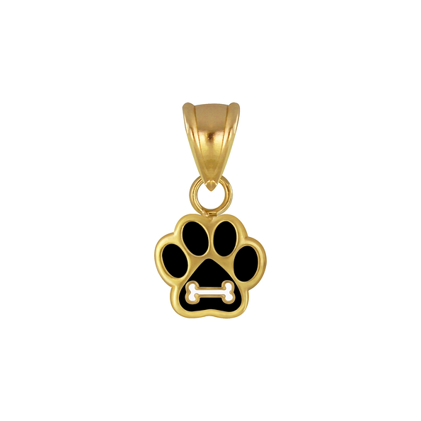 Wholesale Silver Paw Print Pendant