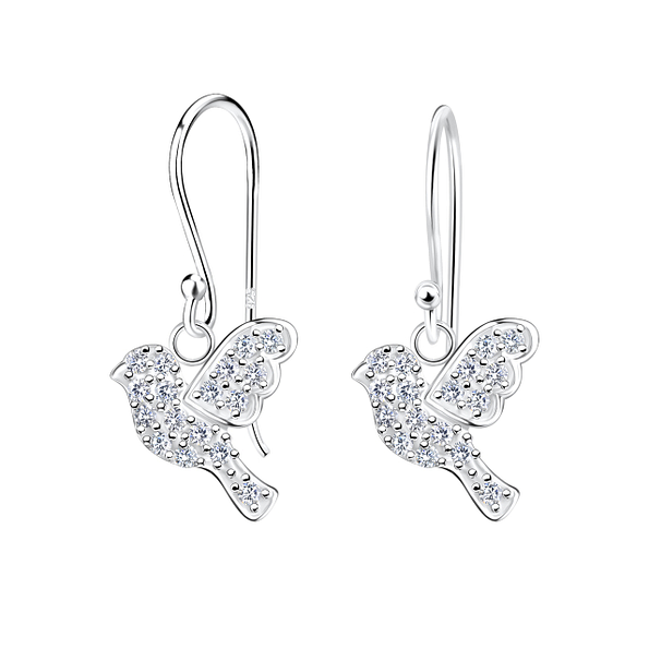 Wholesale Silver Bird Earrings