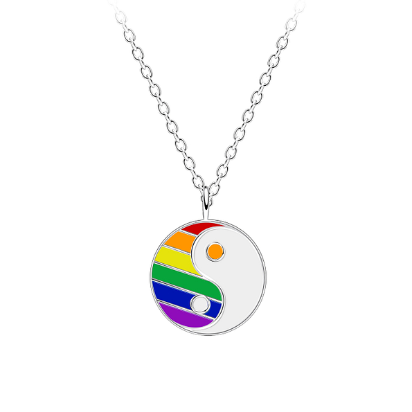 Wholesale Silver Yin Yang Necklace