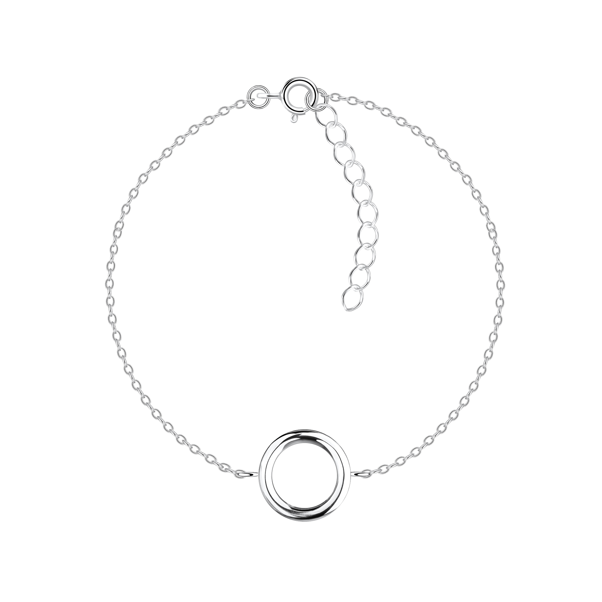 Silver Jewelry Silver Circle Bracelet
