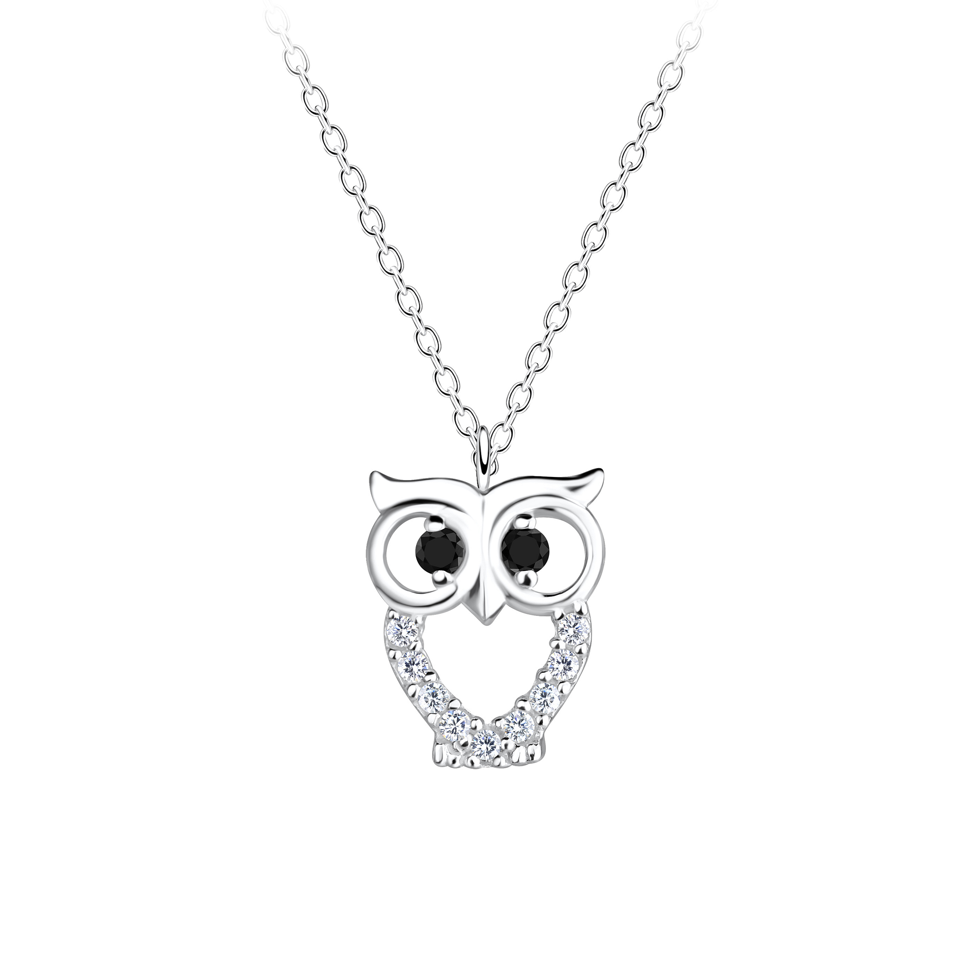 925-silver-jewelry-silver-owl-necklace-17009