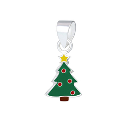 Wholesale Silver Christmas Tree Pendant