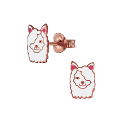 Wholesale Silver Llama Stud Earrings