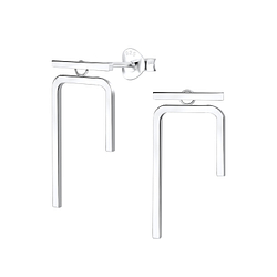 Wholesale Silver Bar Ear Jacket