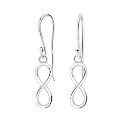 Wholesale Silver Infinity Earrings