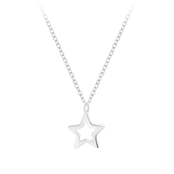 Wholesale Silver Star Necklace