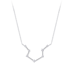 Wholesale Silver Aquarius Constellation Necklace