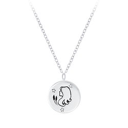 Wholesale Silver Virgo Zodiac Sign Necklace