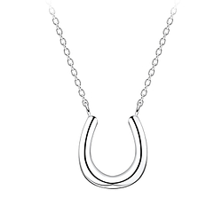 Wholesale Silver Horseshoe Necklace