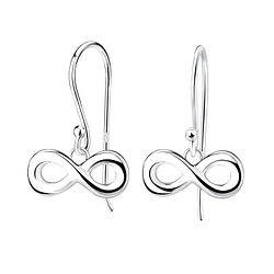 Wholesale Silver Infinity Earrings