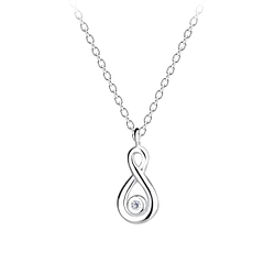 Wholesale Silver Infinity Necklace