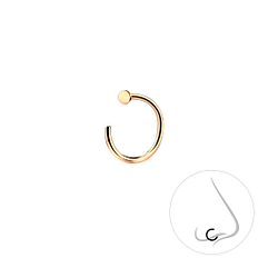 Wholesale 10mm Silver Nose Ring – Pack of 5
