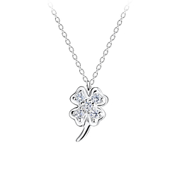 Wholesale Silver Clover Necklace
