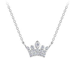 Wholesale Silver Crown Necklace