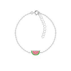 Wholesale Silver Watermelon Bracelet