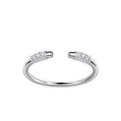 Wholesale Silver Opened Ring