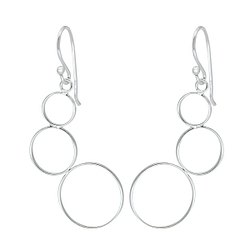Wholesale Silver Circle Earrings