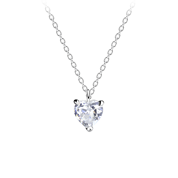 Wholesale Silver Heart Necklace