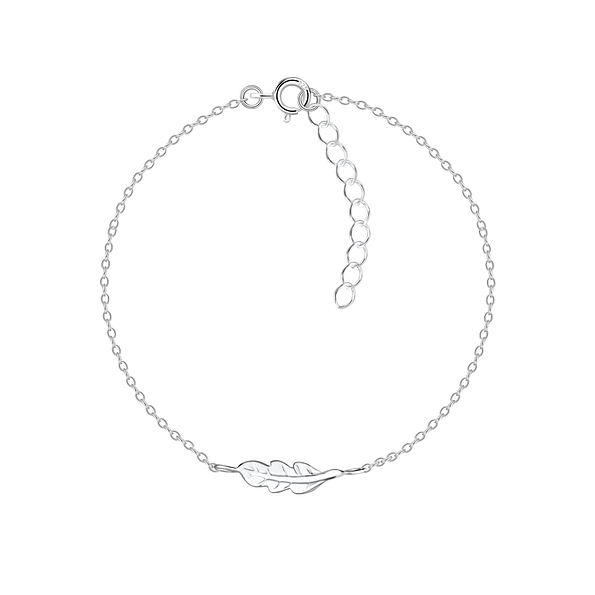 Wholesale Silver Leaf Bracelet