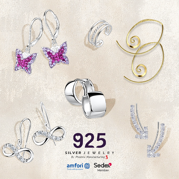 Blog - Types Of wholesale Earrings by 925 silver jewelry