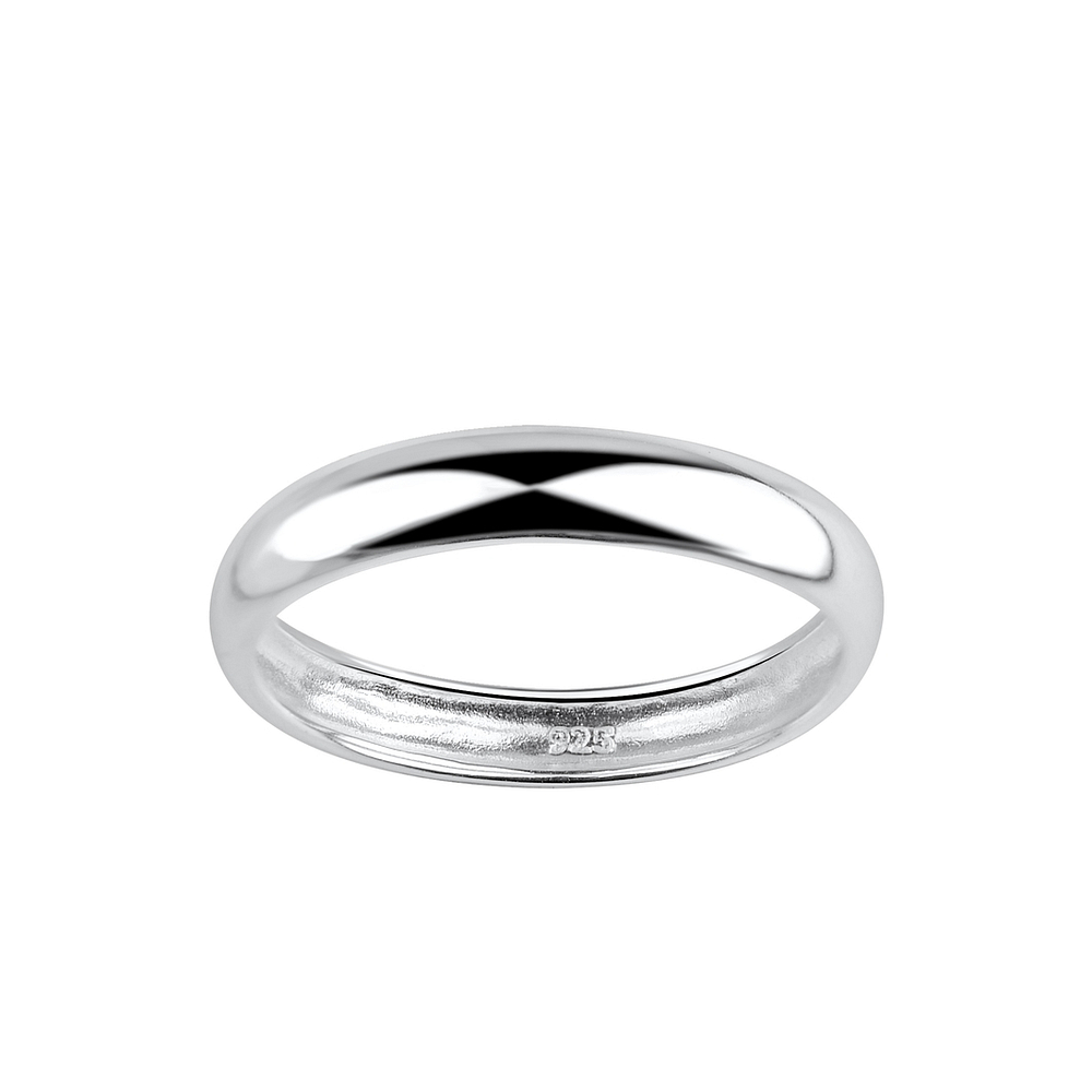 3.5mm Silver Band Ring - 17560