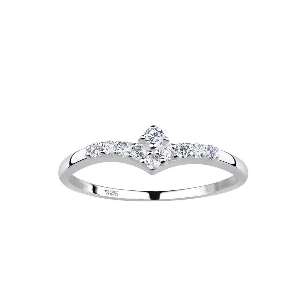 Silver Geometric Ring - 18091