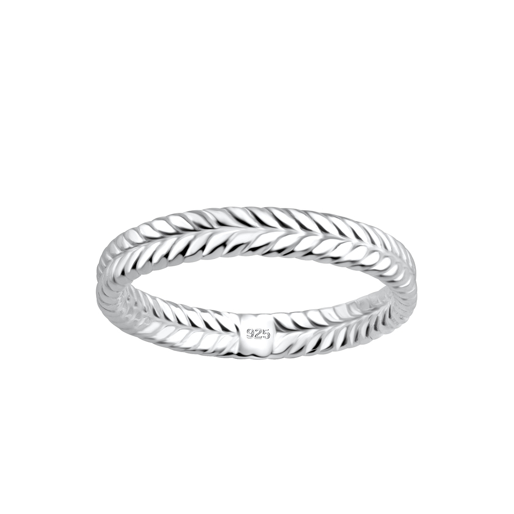 Silver Braid Ring - 18765