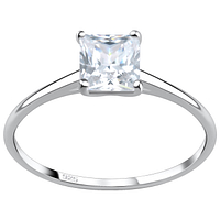 Princess Cut ring - Wholesale 925 silver jewelry