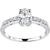 Oval Cut ring - Wholesale 925 silver jewelry