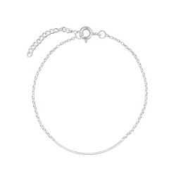 Silver Bar Bracelet - 1725