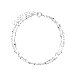 18cm Silver Satellite Bracelet - 5260