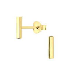 Silver Bar Stud Earrings - Wholesale - 6933 Silver Bar Stud Earrings - Wholesale - 6933