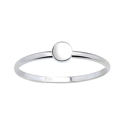 Silver Circle Ring - 1694