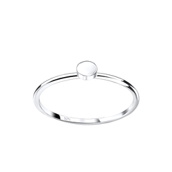 Silver Circle Ring - 1694