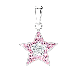 Silver Star Pendant - Wholesale - 2163