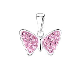 Silver Butterfly Pendant - 2196 Silver Butterfly Pendant - 2196