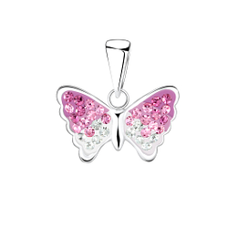 Silver Butterfly Pendant - 2199