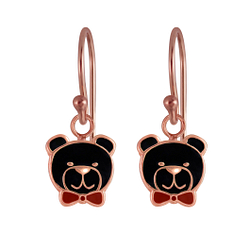 Silver Bear Earrings - 2936