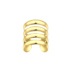 Silver Four Line Ear Cuff - 7135