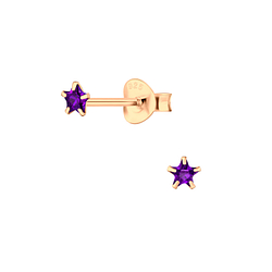 3mm Star Cubic Zirconia Silver Stud Earrings - Wholesale - 3195 3mm Star Cubic Zirconia Silver Stud Earrings - Wholesale - 3195