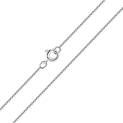 40cm Silver Box Chain - 3633 40cm Silver Box Chain - 3633
