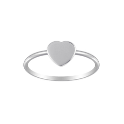 Silver Heart Ring - 3574