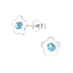 Silver Flower Stud Earrings - Wholesale - 4146 Silver Flower Stud Earrings - Wholesale - 4146