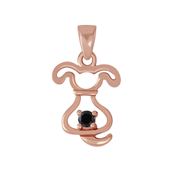 Silver Dog Pendant - Wholesale - 3764 Silver Dog Pendant - Wholesale - 3764