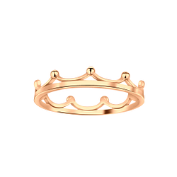 Silver Crown Ring - 3763