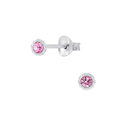 Silver Sun Stud Earrings - 4325 Silver Sun Stud Earrings - 4325