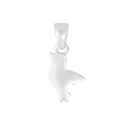 Silver Bird Pendant - 4523