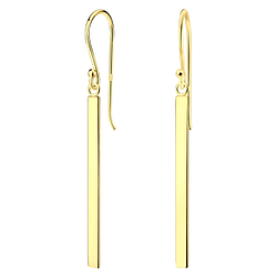 Silver Bar Earrings - 5185