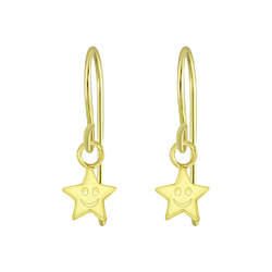 Silver Star Earrings - 5742 Silver Star Earrings - 5742